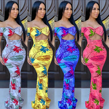 Load image into Gallery viewer, Maxi Dress off Shoulder bodycon strapless maxi dress