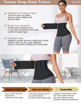 Load image into Gallery viewer, Tummy wrap  Latex waist trainer Belt