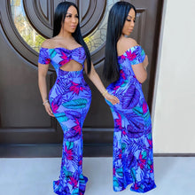 Load image into Gallery viewer, Maxi Dress off Shoulder bodycon strapless maxi dress