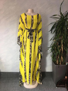 African chiffon fashion Dress high quality