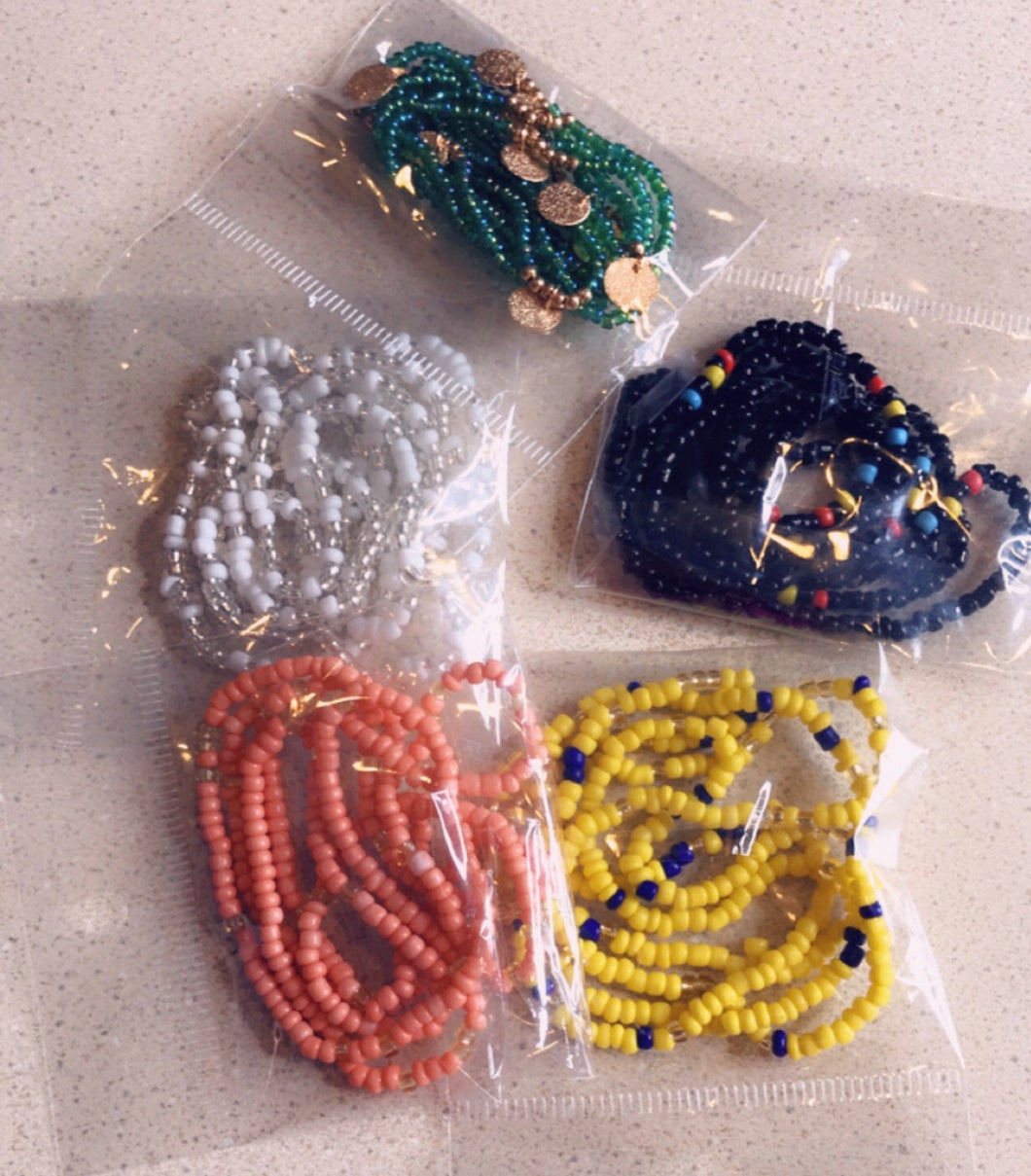 Lebah Waist Bead Set, Colorful  Killer curves Bead