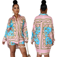 Load image into Gallery viewer, New Long Sleeve Blouses Fashion two piece shirt pants
