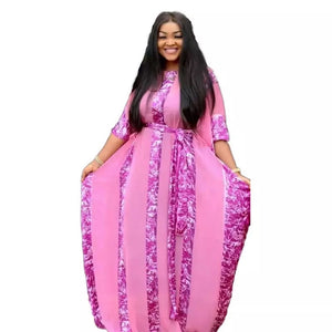 African chiffon fashion Dress high quality