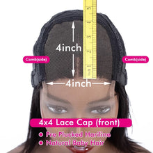 Load image into Gallery viewer, Lace Front Human Hair Wigs With Baby Hair Pre Plucked Brazilian Body Wave 13x6 Wig For Women 5x5 6x6 Closure
