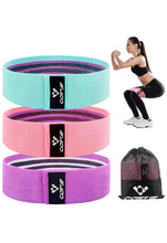 Load image into Gallery viewer, Resistance Bands for Legs and Butt for Women 3 Pack
