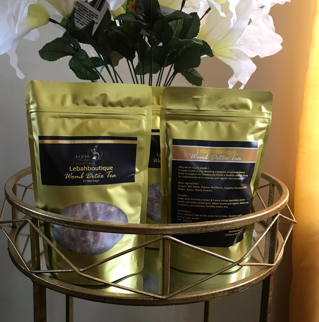 LEBAHBOUTIQUE DETOX WOMB TEA (10 day detox)