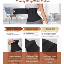 Load image into Gallery viewer, Tummy wrap  Latex waist trainer Belt
