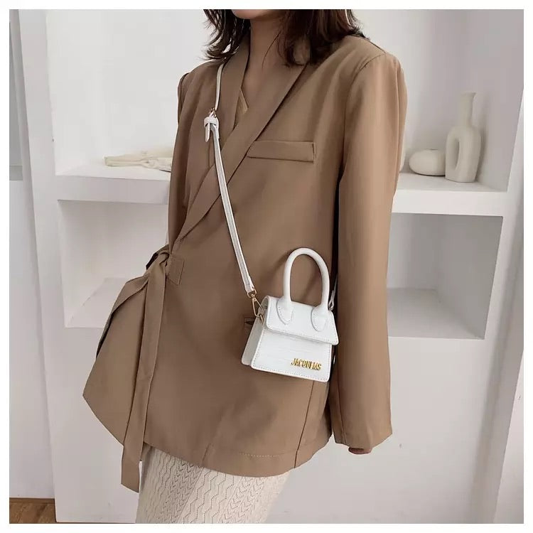 Lebah Mini Small Square Bags for Women Hand Designer Luxury Brand PU  Leather Shoulder Bag Work Office Lady Tote 2020 Purse